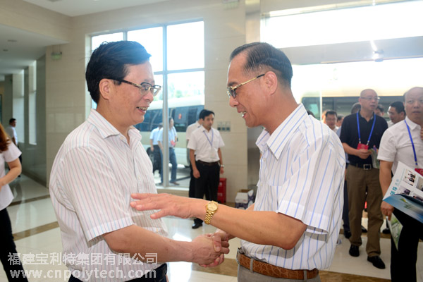 福建省人大常委會副主任、黨組副書記蘇增添、福建省高級人民法院院長、黨組書記馬新嵐率調(diào)研組，蒞臨高新技術(shù)企業(yè)福建寶利特集團調(diào)研