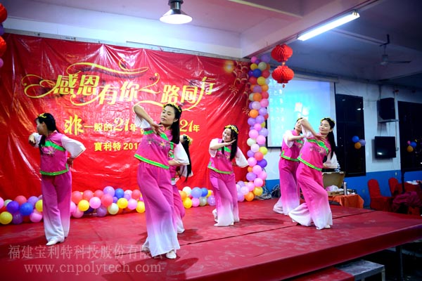 福建寶利特科技股份有限公司2016元旦晚會(huì)舞蹈梅花淚